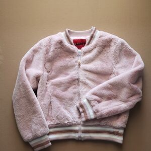 NEW GUESS Nelly Faux-Fur GIRLS Jacket SZ 14